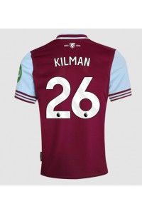 West Ham United Max Kilman #26 Fotballdrakt Hjemme Klær 2024-25 Korte ermer